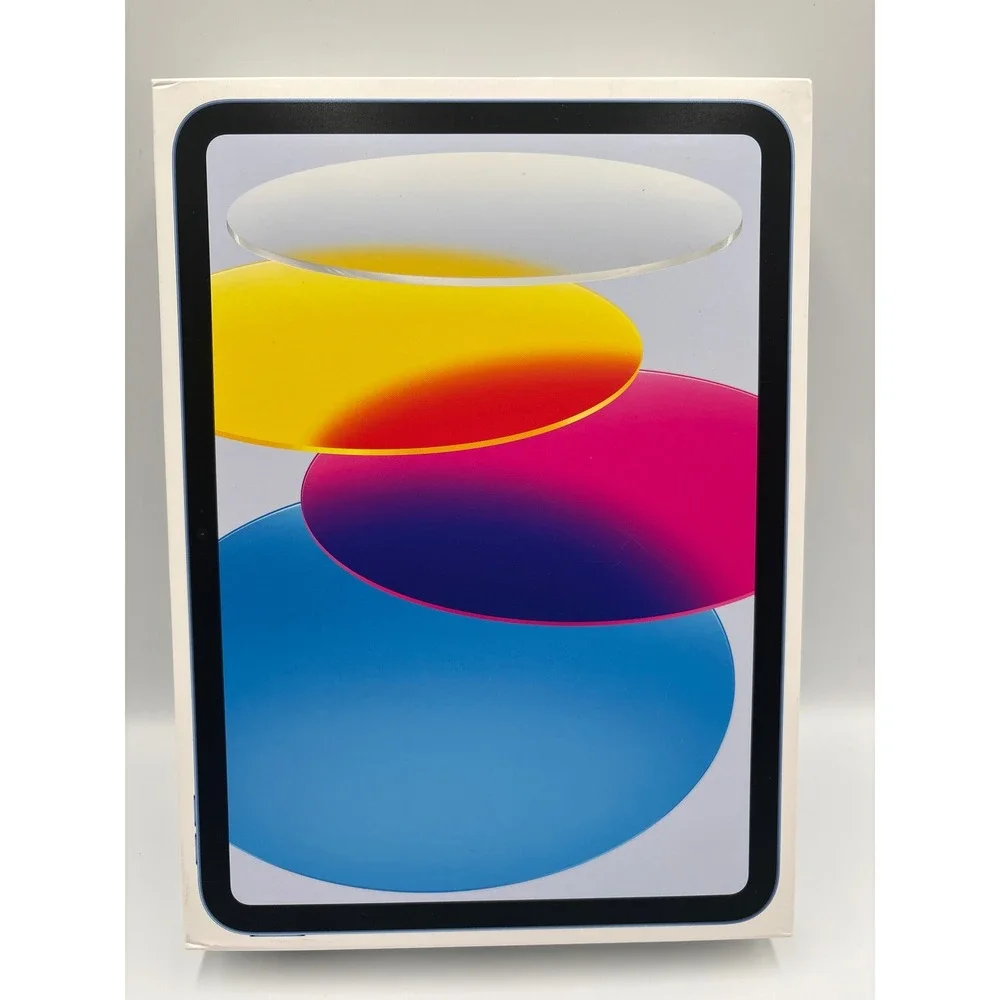 Apple iPad 10th Gen EMPTY BOX 128GB Blue Tech Aesthetic Retail Packaging A2696